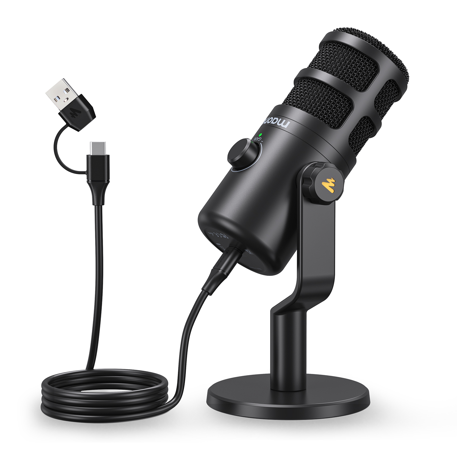 Gaming Microphone - Microphone dynamique USB Maono PD100U pour