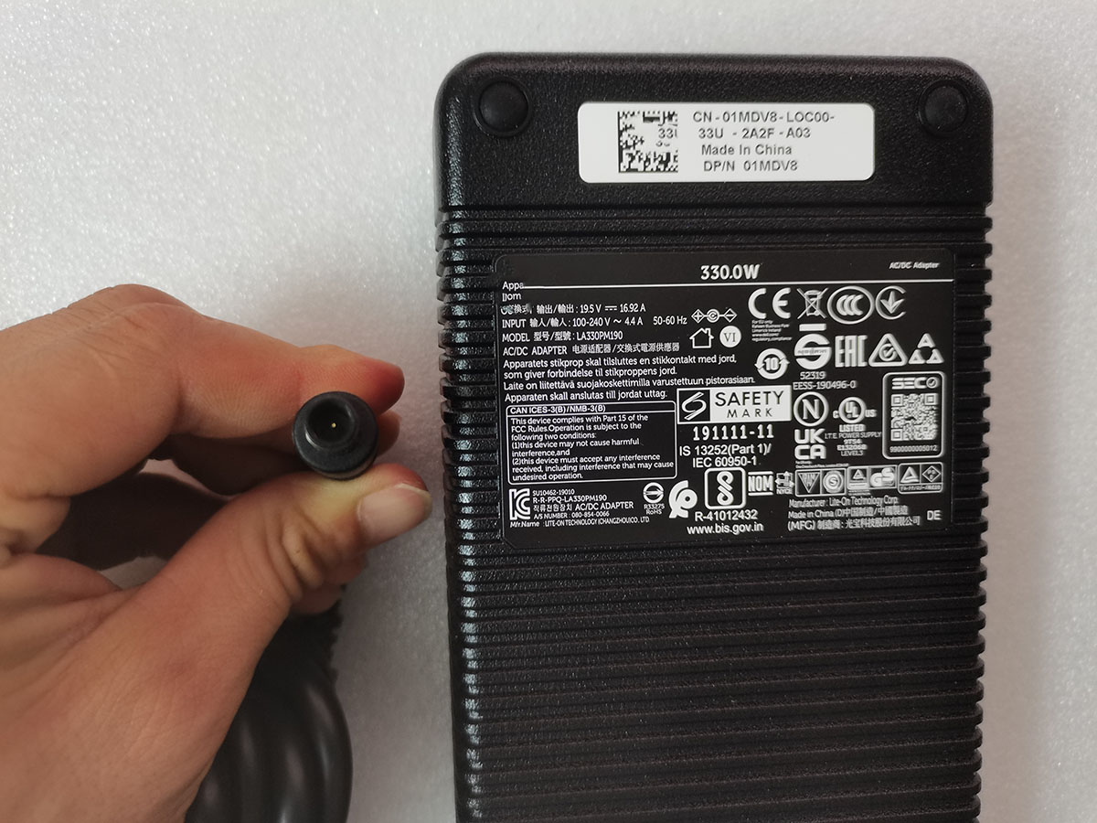 Pc Gaming Dell - Adaptateur secteur authentique 330W 19.5V 16.92A