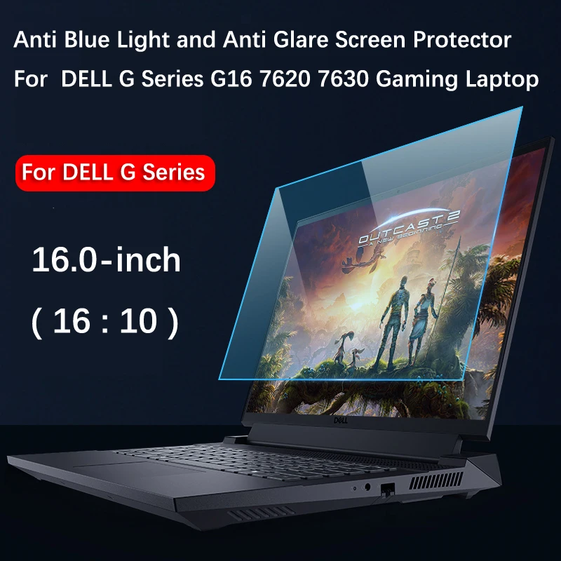 Pc Gaming Dell - Protecteur d'écran Anti-lumière bleue et Anti-éblouissement,