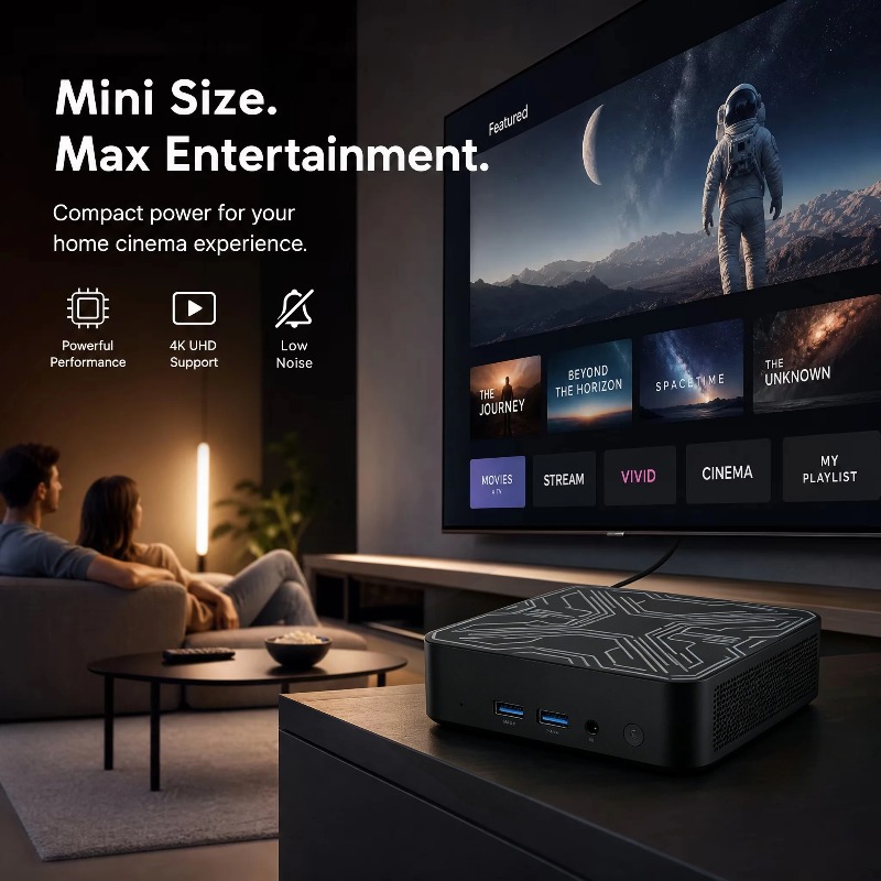 Nouveau Mini PC Portable 2026  - Pc Gaming Compact avis et prix