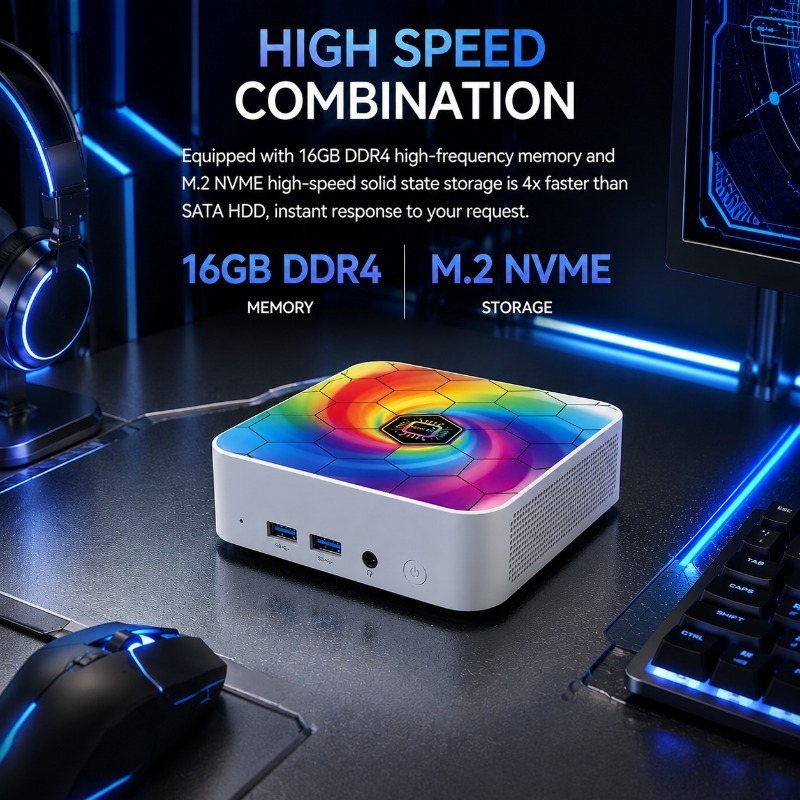 Mini PC Multifonctionnel Color - Pc Gaming Compact avis et prix
