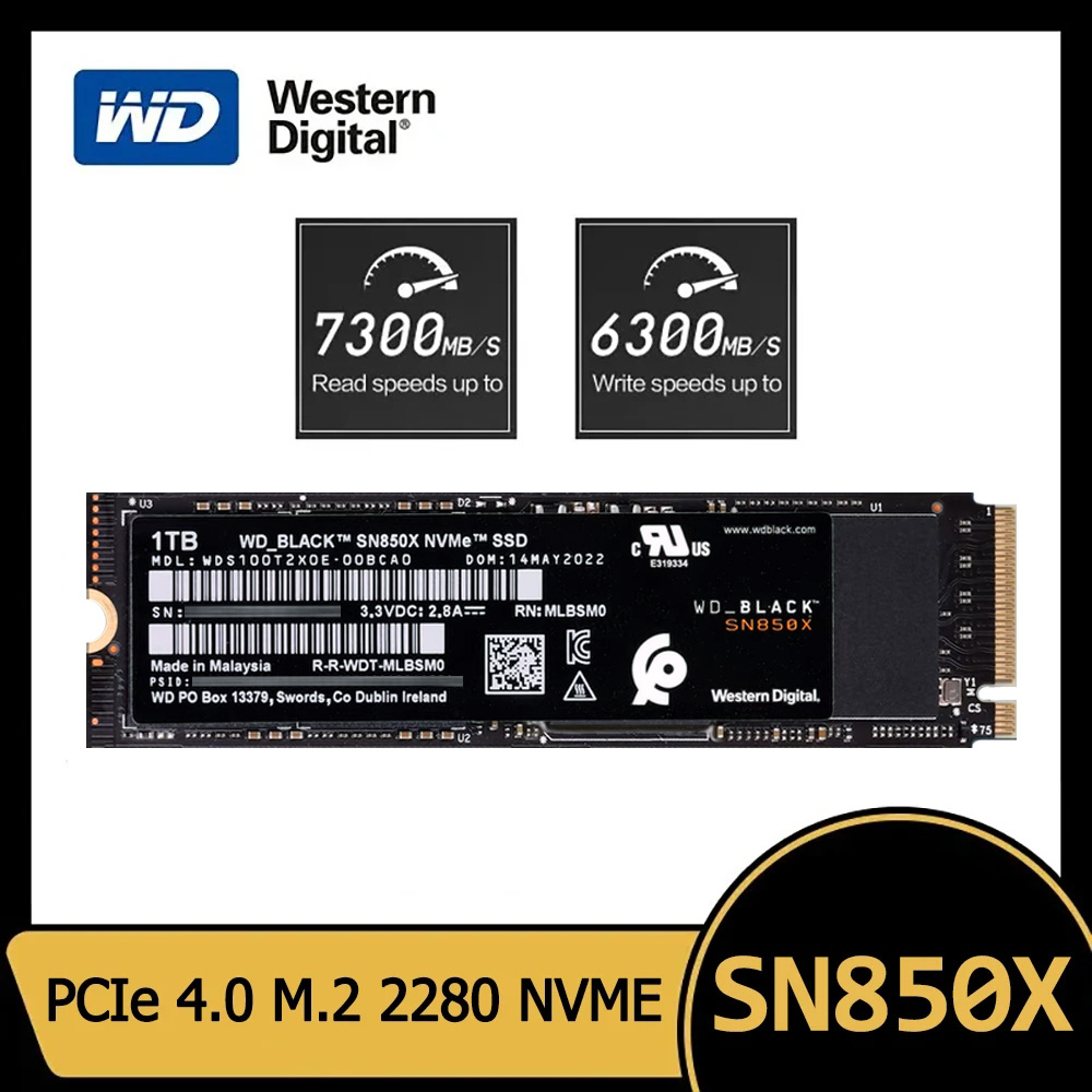 Western Digital-WD SN850X SSD, - Samsung Ssd 980 Pro avis et prix