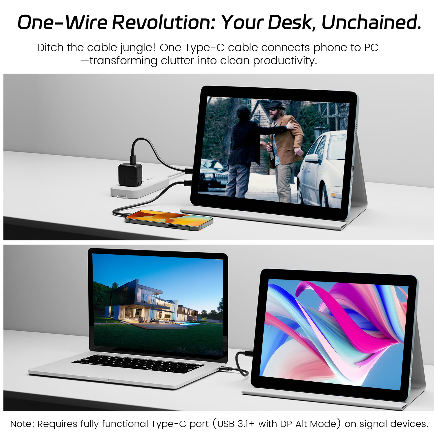 Moniteur Portable 9.7 pouces,  - Pc Gaming On Android avis et prix