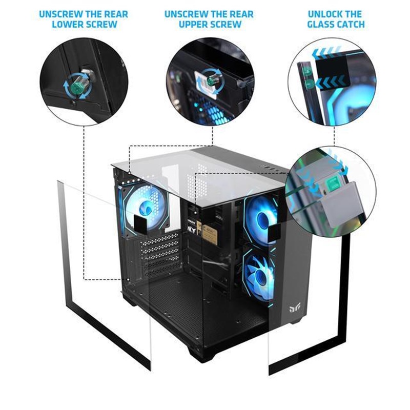 Boîtier MATX Yeah Magic Cube,  - Pc Gaming Dell avis et prix