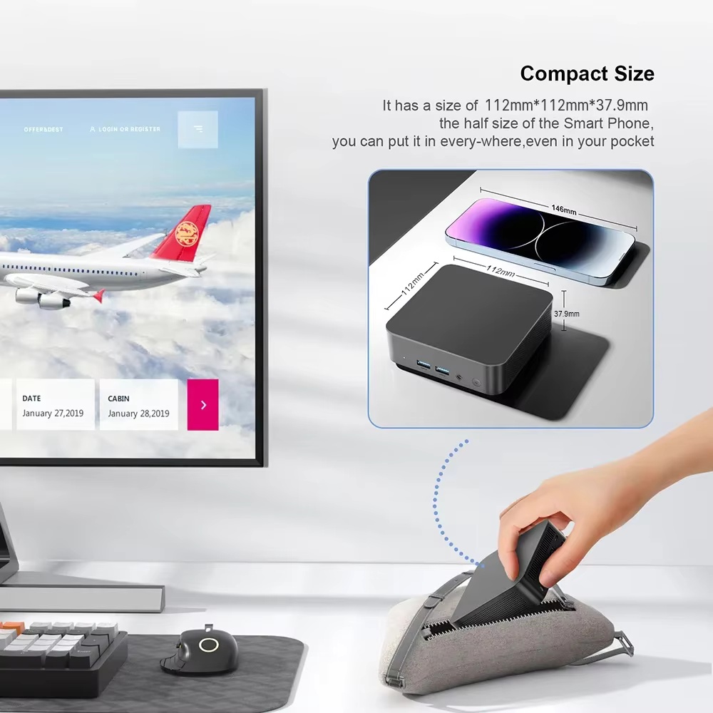 Mini PC portable Intel N150 20 - Pc Gaming Compact avis et prix