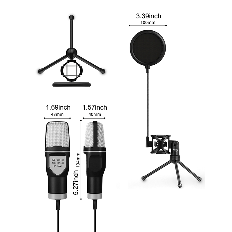 Microphone USB de jeu pour PC, - Gaming Microphone avis et prix