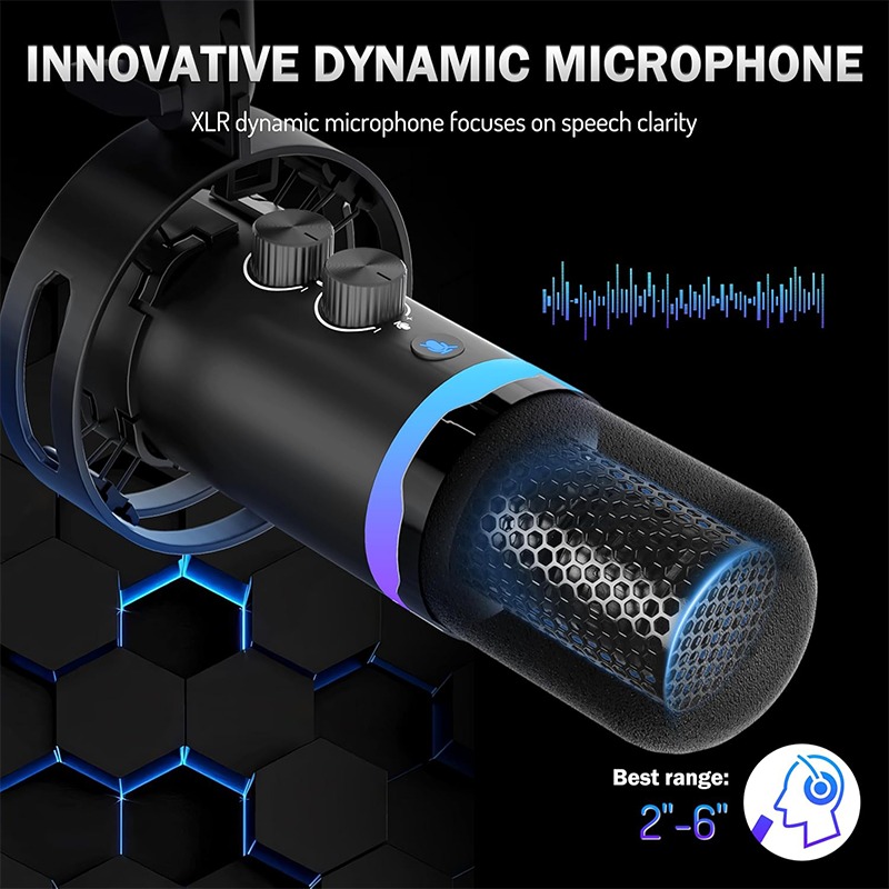 Microphone de jeu USB avec bra - Gaming Microphone avis et prix