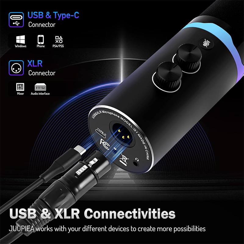 Microphone de jeu USB avec bra - Gaming Microphone avis et prix